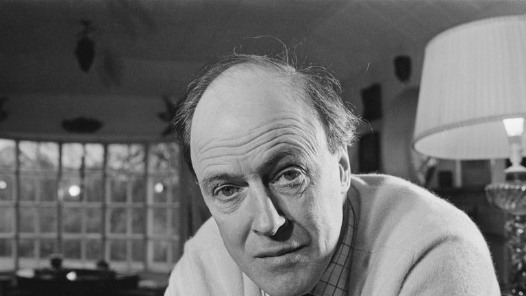 Roald Dahl pictured in 1971