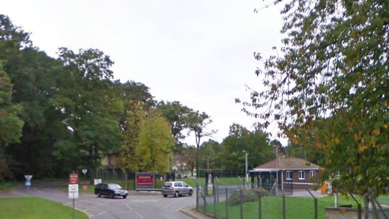 The man was reportedly seen repeatedly going past the  barracks in Hermitage, Berkshire