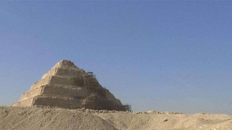 Egypt has unveiled a well-preserved 4,400-year-old tomb found in a buried ridge at the ancient necropolis of Saqqara