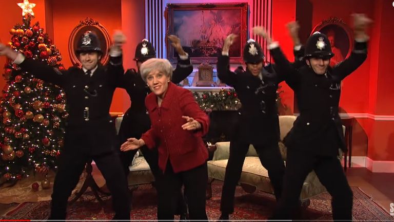 The Saturday Night Live sketch. Pic NBC