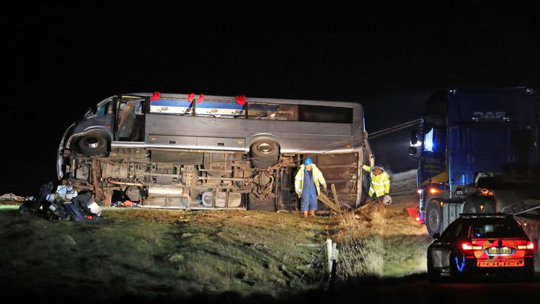 Mr Barker died and 23 people were taken to hospital