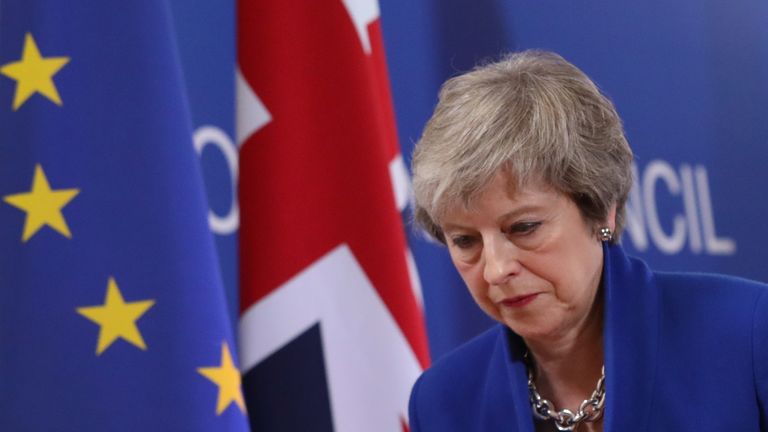 Theresa May Into The Final Week Of Her Bid To Save Brexit Deal Politics News Sky News 3727