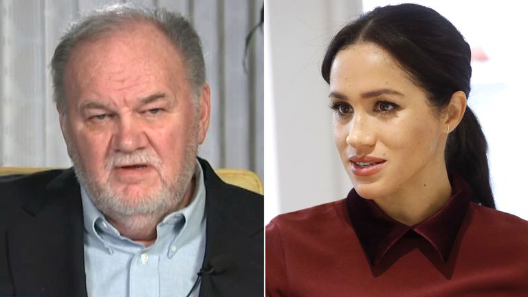 DO NOT USE
Thomas Markle says he is being &#39;ghosted&#39; by Meghan. Pic: GMB