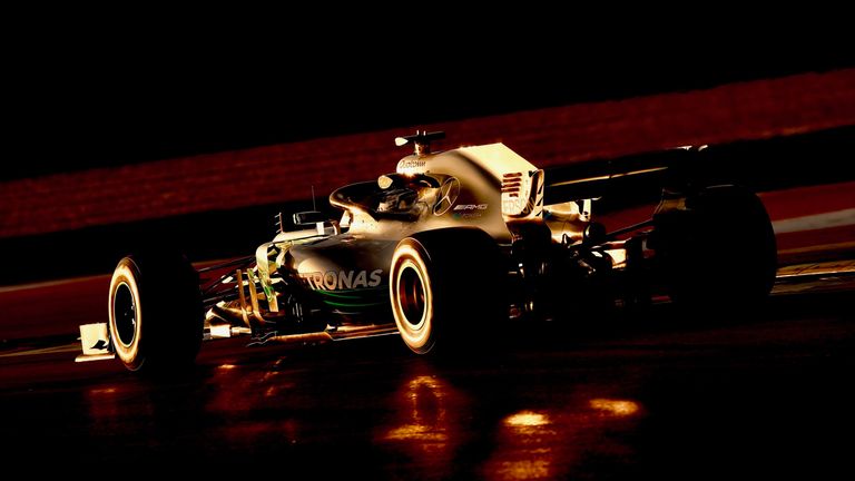 sky f1 testing