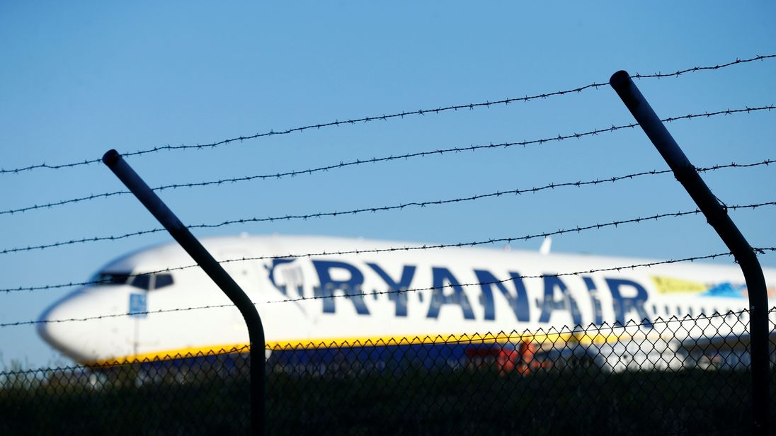 Ryanair apologised and said the situation was beyond its control. File pic