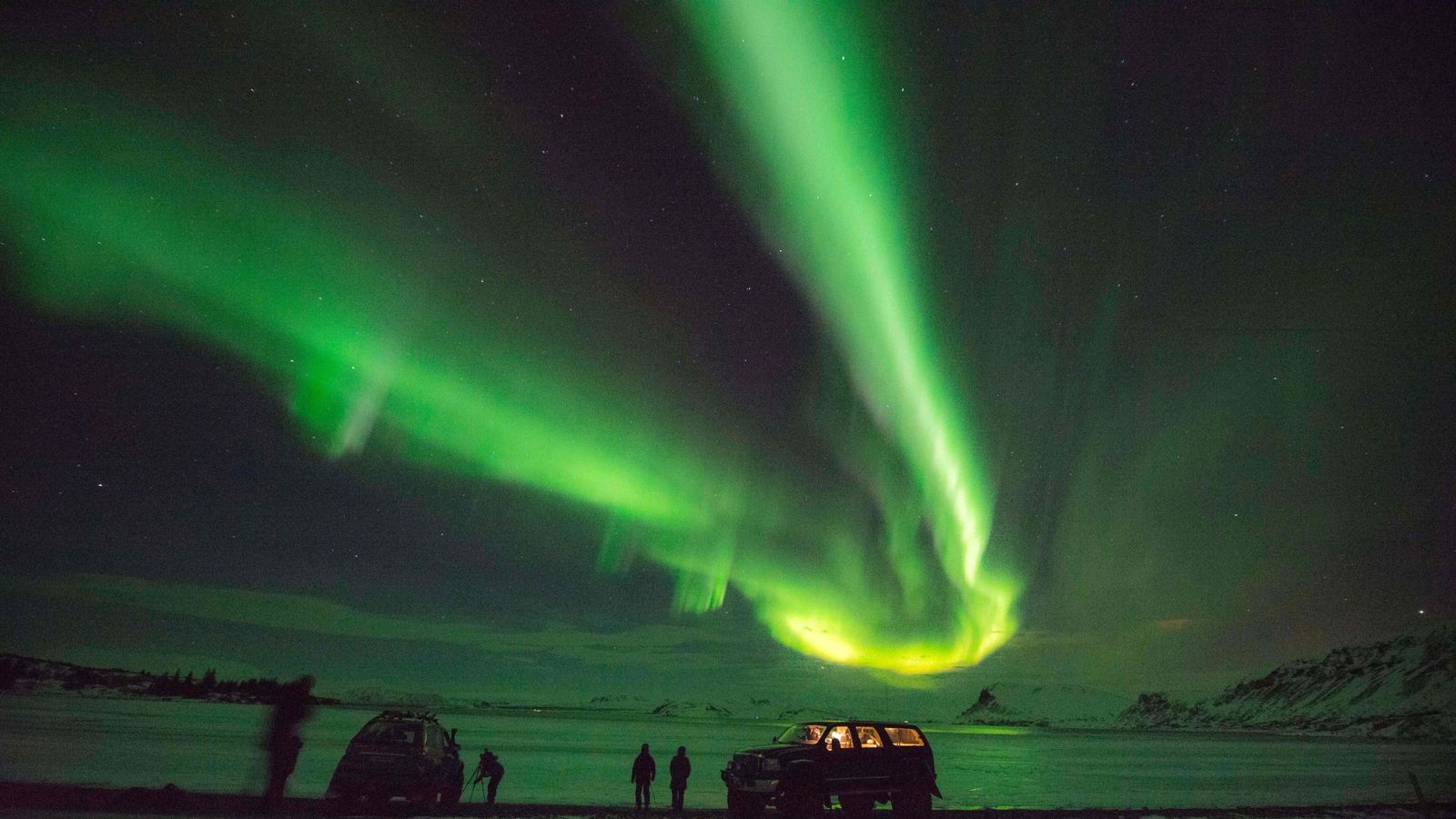 Spectacular photos capture Northern Lights above Iceland