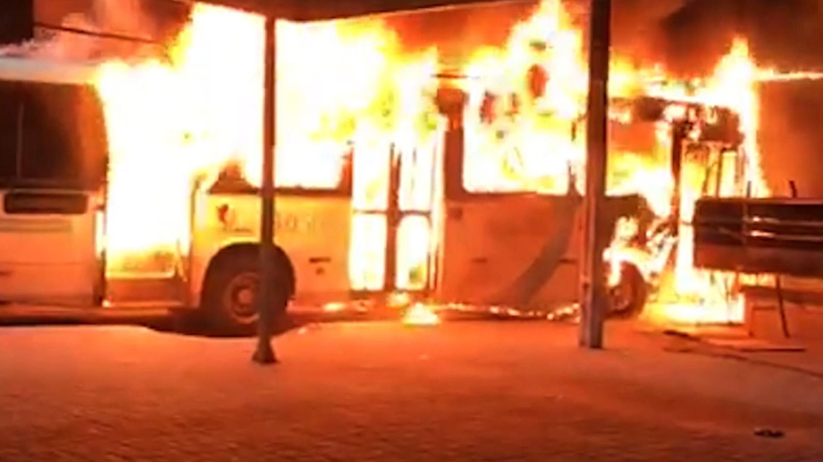 From jail, crime bosses blow up bridges and set petrol stations on fire
