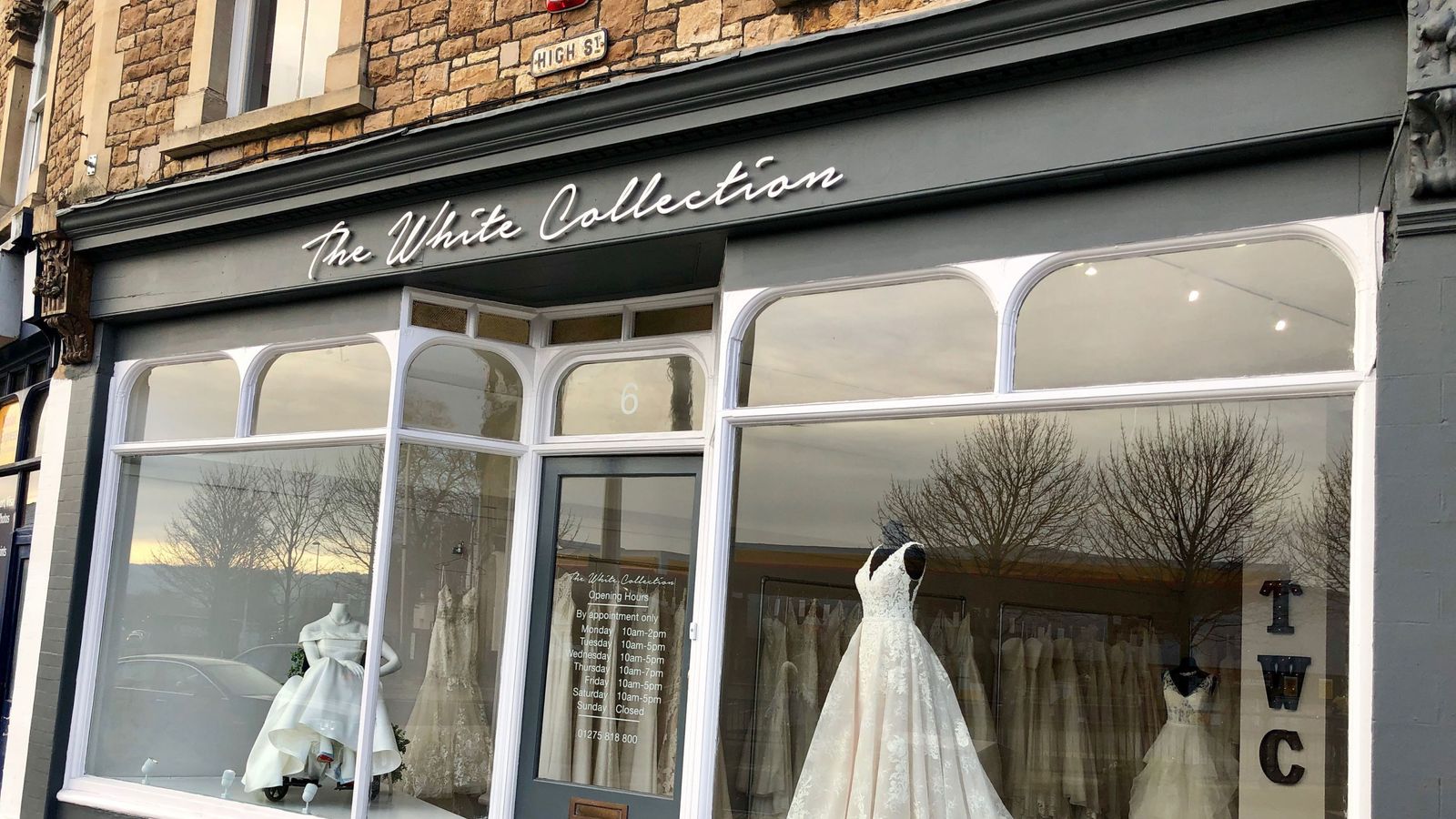 Bristol Bridal shop praised for wheelchair wedding dress store front