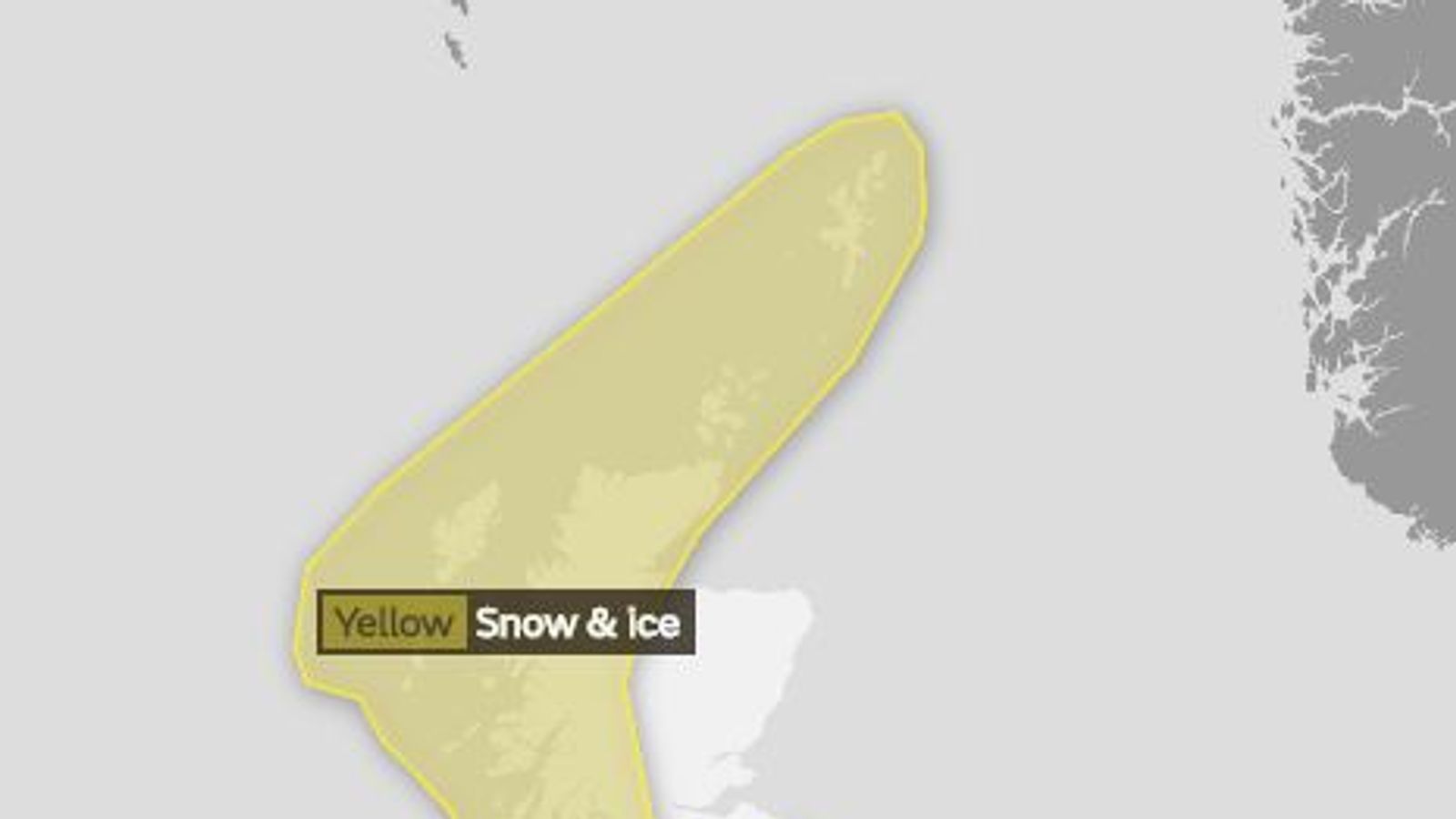 Tuesday: The Met Office issues yellow warning for snow and ice | News ...