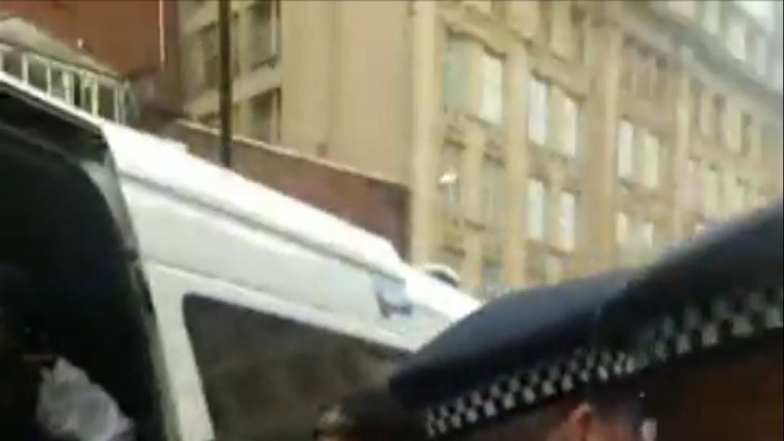 Jeers as James Goddard taken into custody UK News Sky News