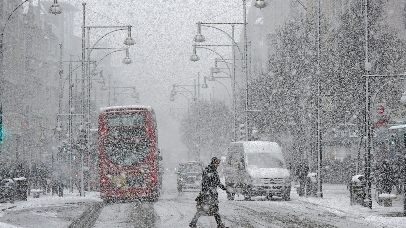 Weather warning for ice in UK with snow in some parts UK News Sky News