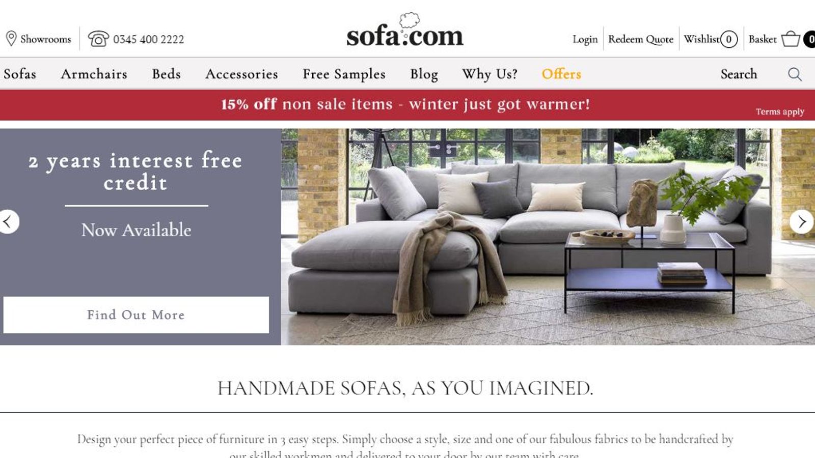 No rest for Sofa.com as owners seek buyer