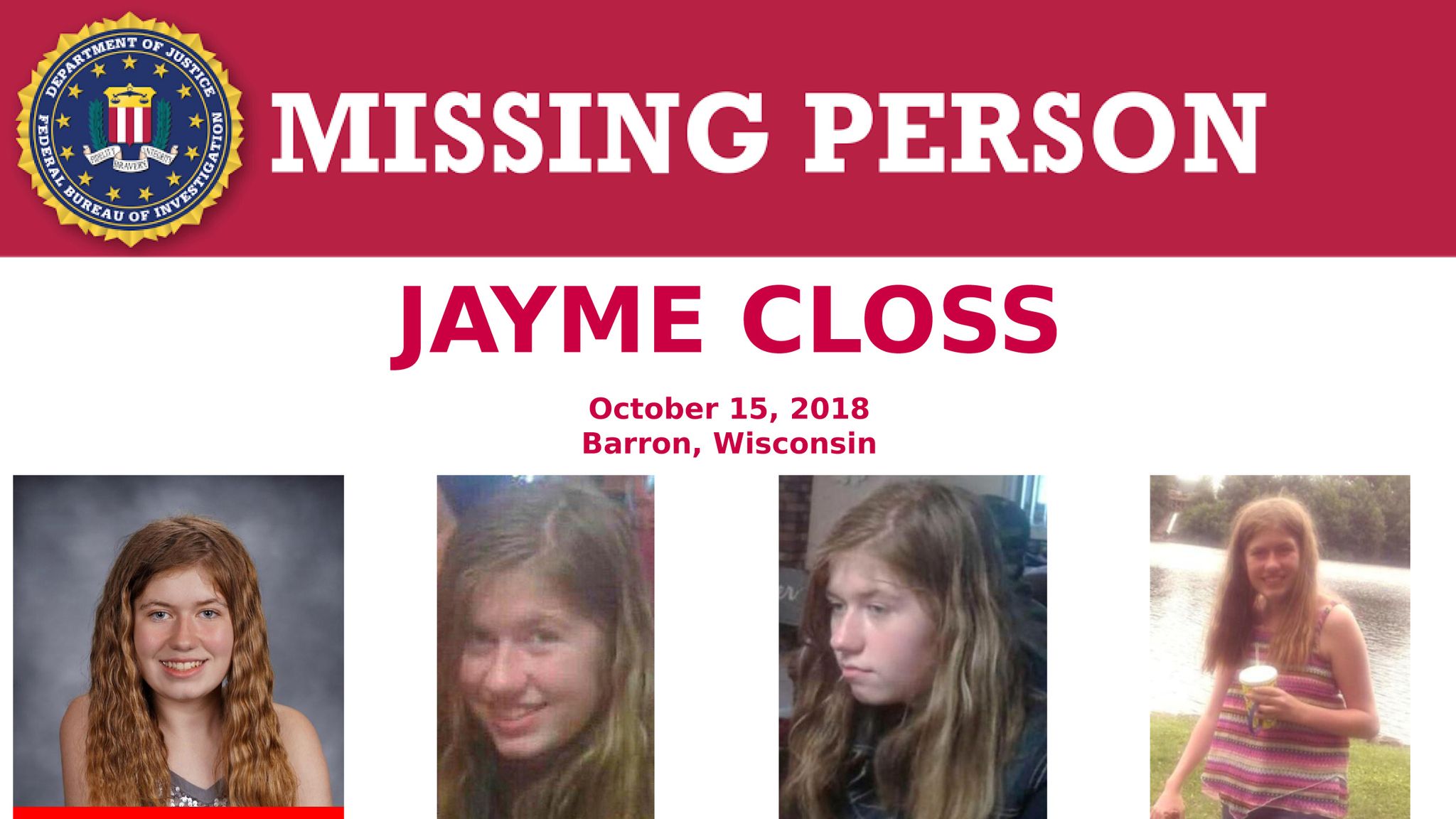 Man jailed for life after kidnapping Jayme Closs, 13, and murdering her