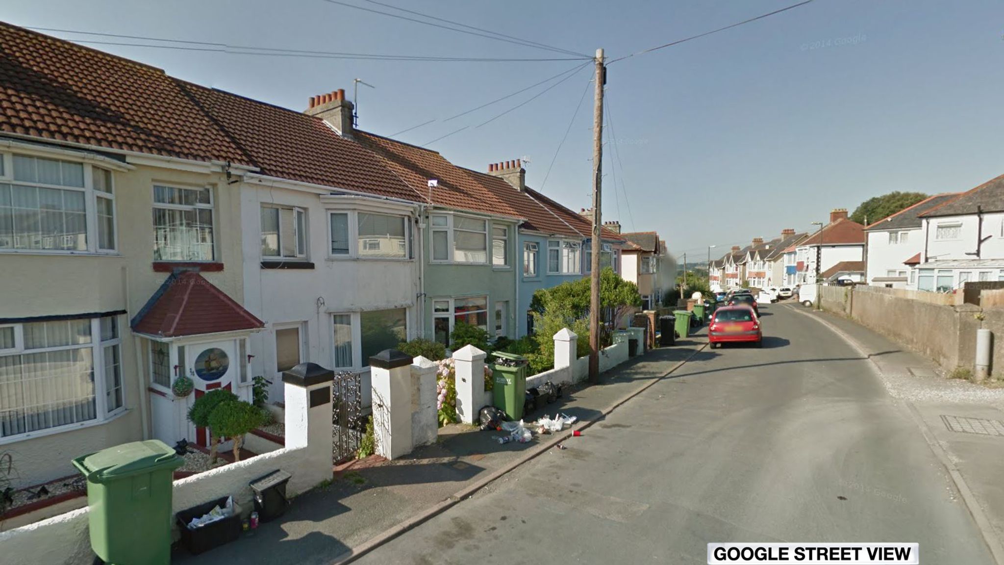 Toddler found wandering Torquay street alone UK News Sky News