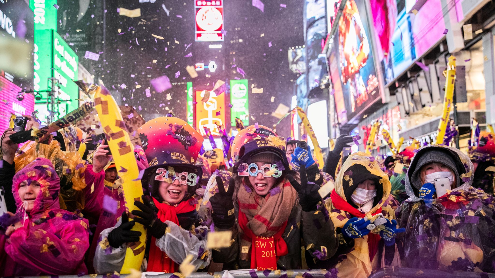 New Year 2020: Countdown is on as the world welcomes new decade | UK News | Sky News