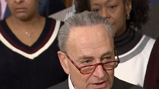 Chuck Schumer urges Donald Trump 'not to hold government workers hostage'