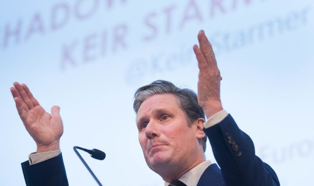 Starmer shifts Labour towards second EU referendum Starmer shifts Labour towards second EU referendum