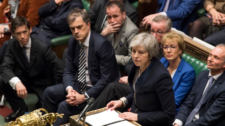 Theresa May in the Commons Pic: UK Parliament/Jessica Taylor