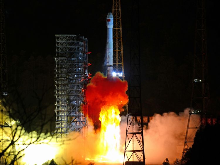 A Long March-3B rocket carrying Chang'e 4 lunar probe takes off from the Xichang Satellite Launch Center in Sichuan province, China December 8, 2018