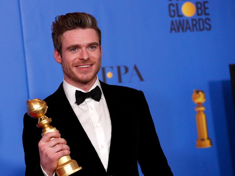 Richard Madden wins a Golden Globe for his role in Bodyguard
