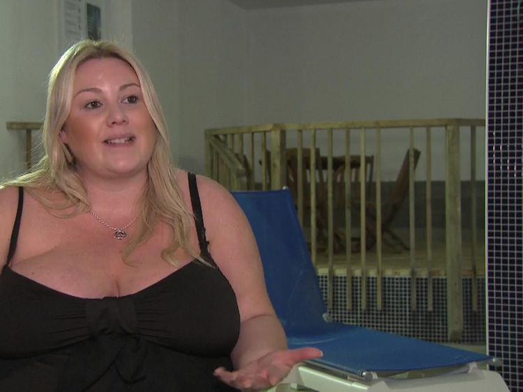 Sarah Le Brocq, 36, is obese and has struggled with her weight for as long as she can remember