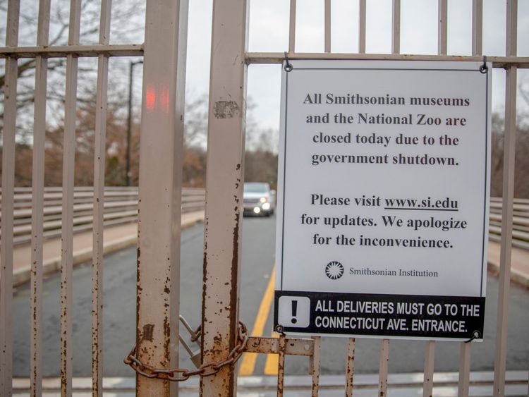 Smithsonian National Zoo is closed to the public while the government is in partial shutdown