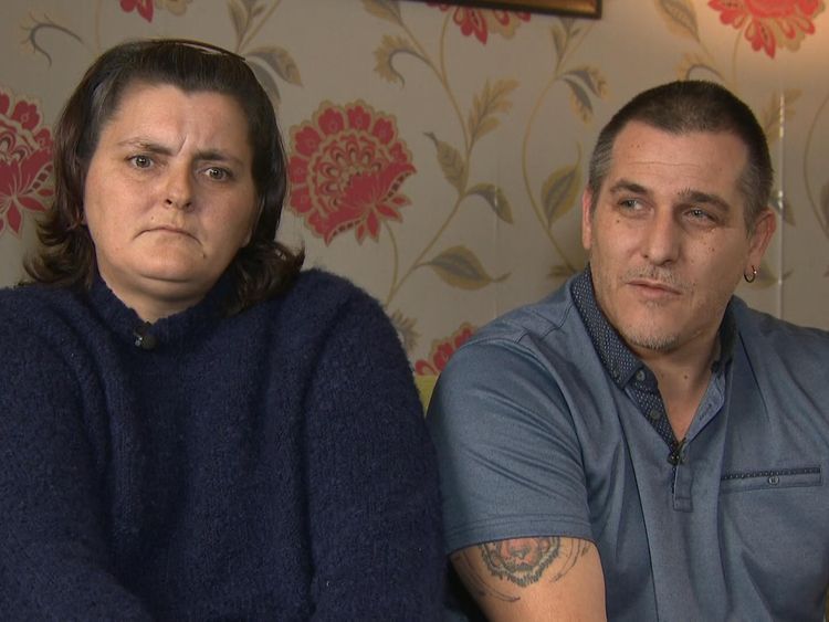 Wendy and Ian Greenstreet drove past shortly after the collision