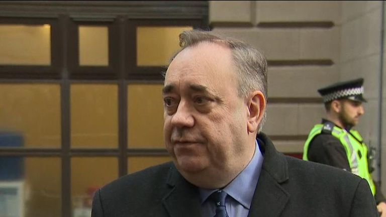 Alex Salmond denies any criminality