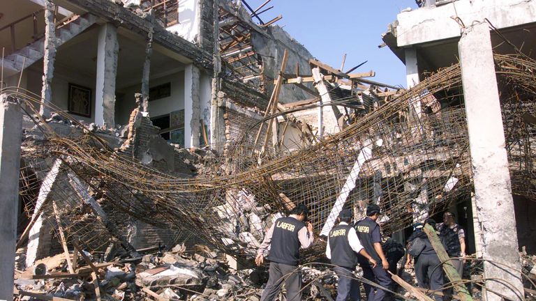 Most of the victims of the bombings in 2002 were foreigners