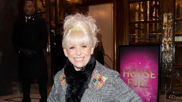 Barbara Windsor attends the premiere of Snow White at London Palladium on December 12, 2018