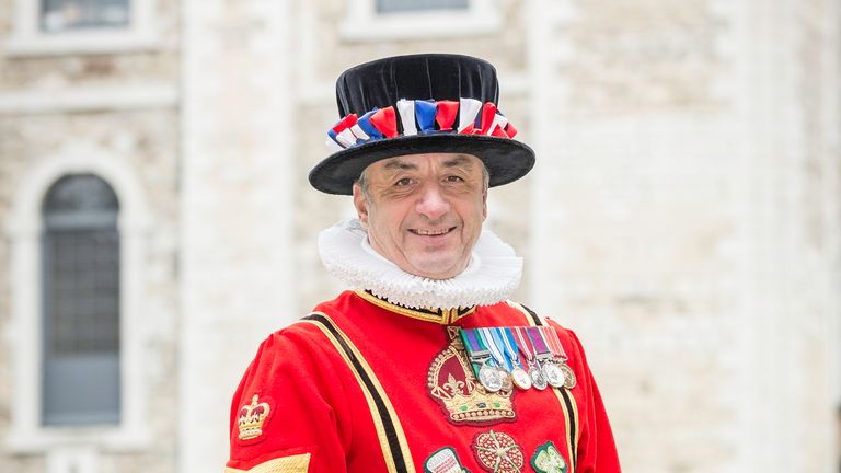 Alan Kingshott was chief yeoman warder at the Tower of London