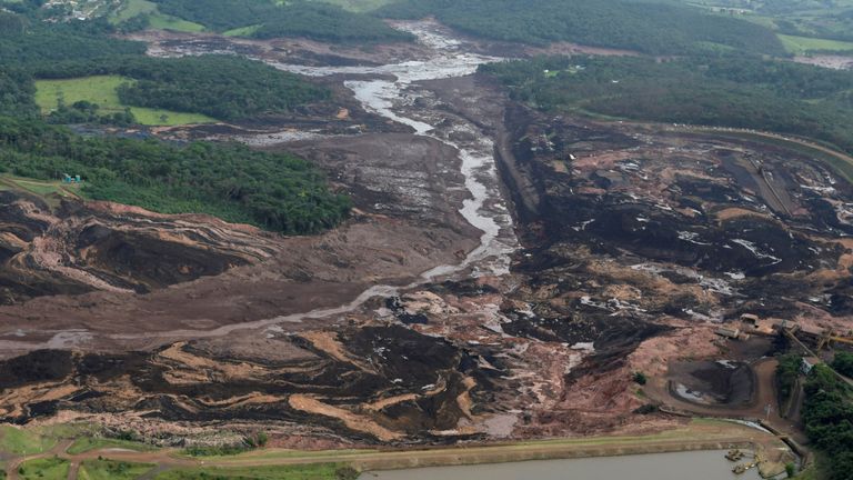 The country&#39;s president has described the mining dam collapse as a &#39;tragedy&#39;