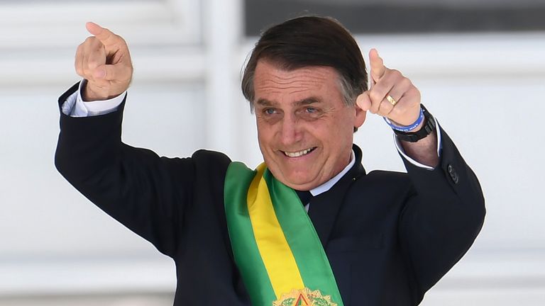Brazil's new president Jair Bolsonaro
