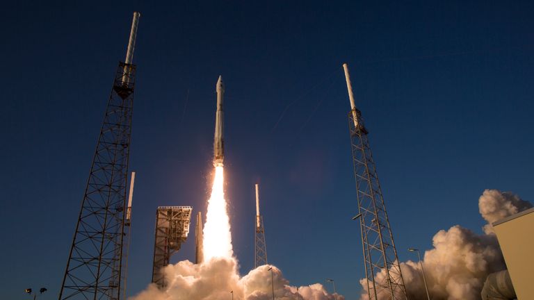 Lift-off for the Osiris-Rex back in 2016 from Cape Canaveral in Florida
