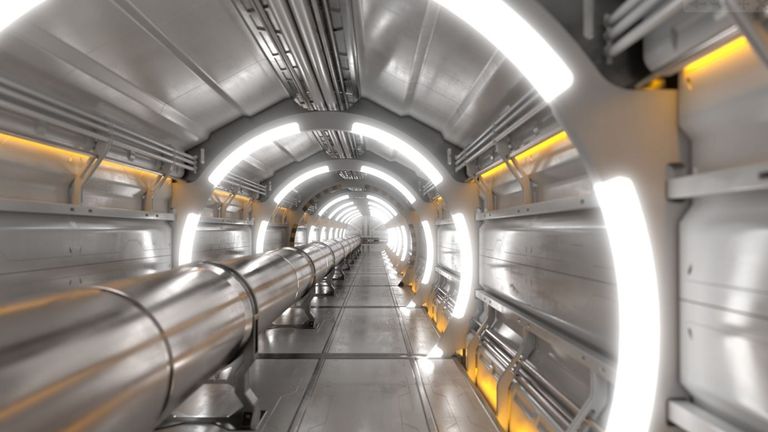 How the new collider may look inside. Pic: CERN