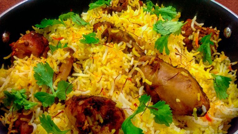 A chicken biryani is among the most popular dishes in Indian cuisine