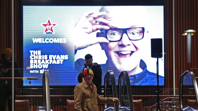 Evans left BBC Radio 2 in December after eight years at the helm