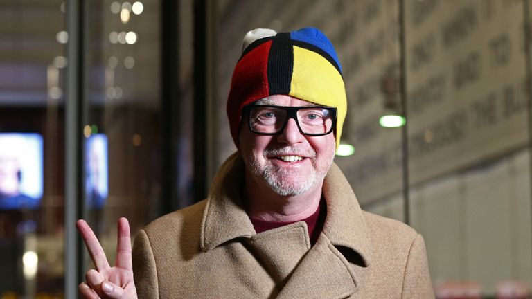 Chris Evans said 'it's great to be back at Virgin'