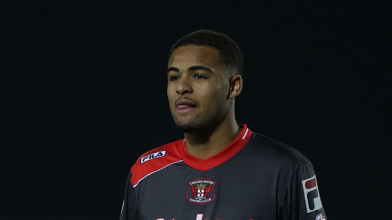 Courtney Meppen-Walter pictured playing for Carlisle United in 2014