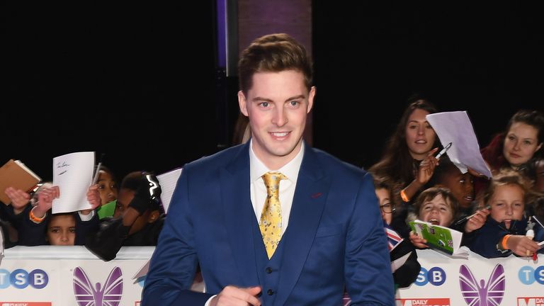 Dr Alex George attending the Pride of Britain Awards 2018