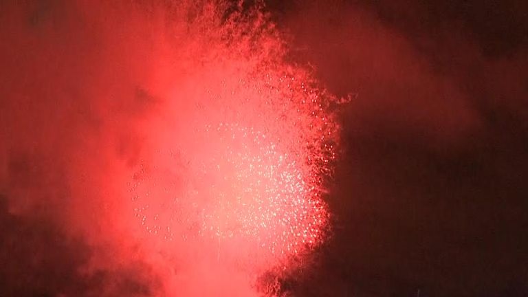 Edinburgh celebrates New Year 2019 with a dazzling fireworks display