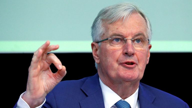 The EU's chief Brexit negotiator Michel Barnier 