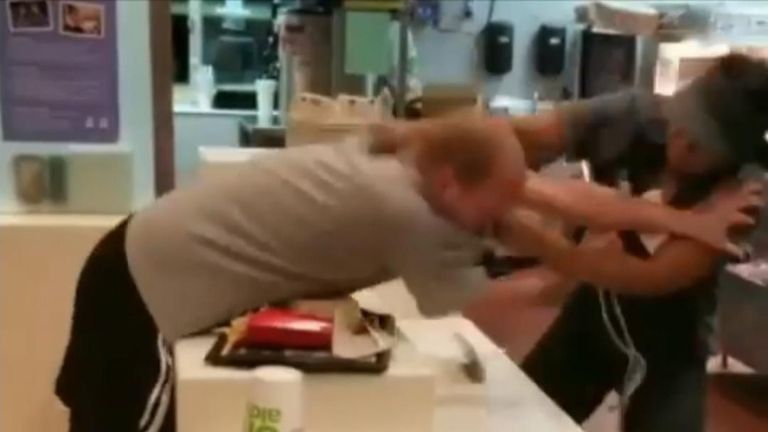 Man attacks McDonald&#39;s staff member over problem with &#39;a straw&#39;