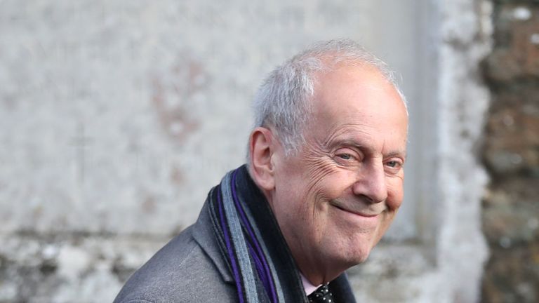 Gyles Brandreth was among those who turned out to say goodbye