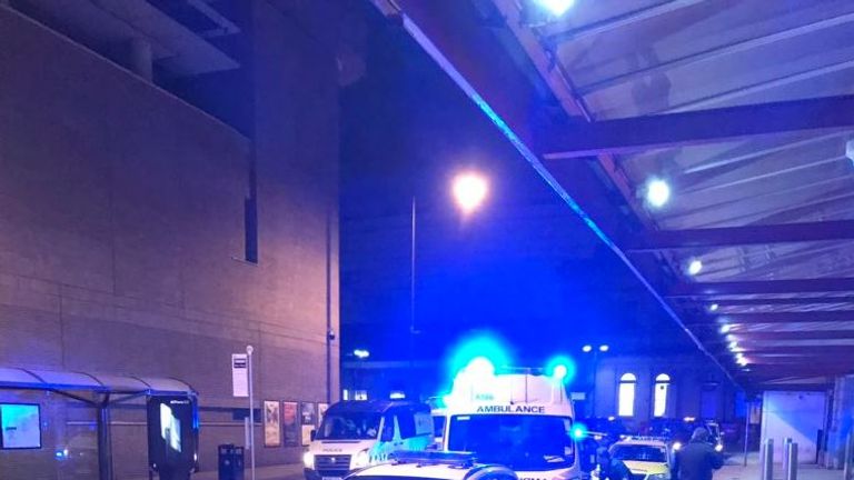 The attack happened at about 9pm on New Year&#39;s Eve. Pic:  @Clack_Sam