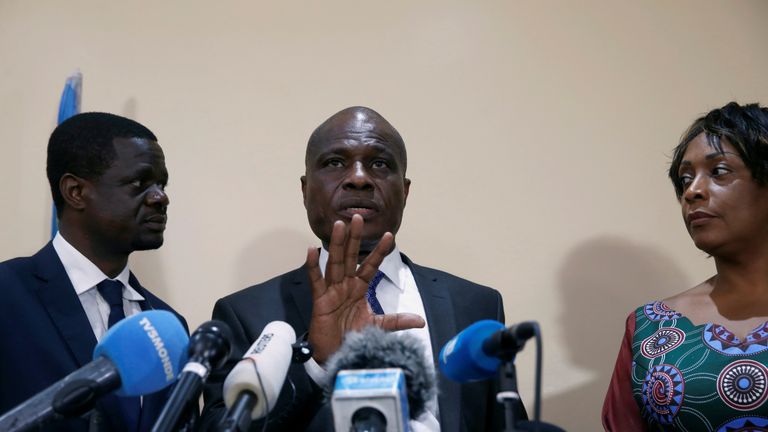 Opposition candidate Martin Fayulu called the result an  &#39;electoral coup&#39;