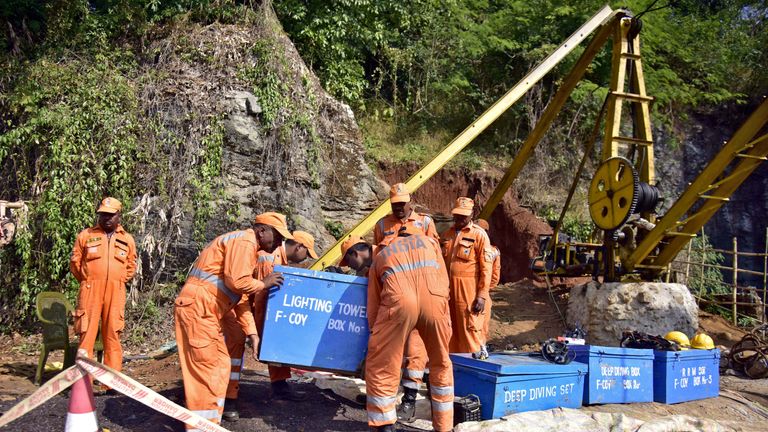 Nearly 86 rescue workers are said to have been involved in the effort