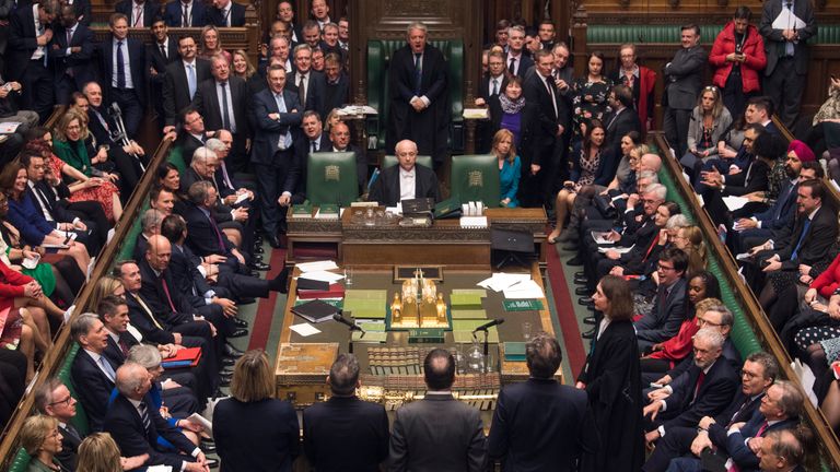 Βουλή των Κοινοτήτων.  Pic: Το βρετανικό κοινοβούλιο / Mark Duffy