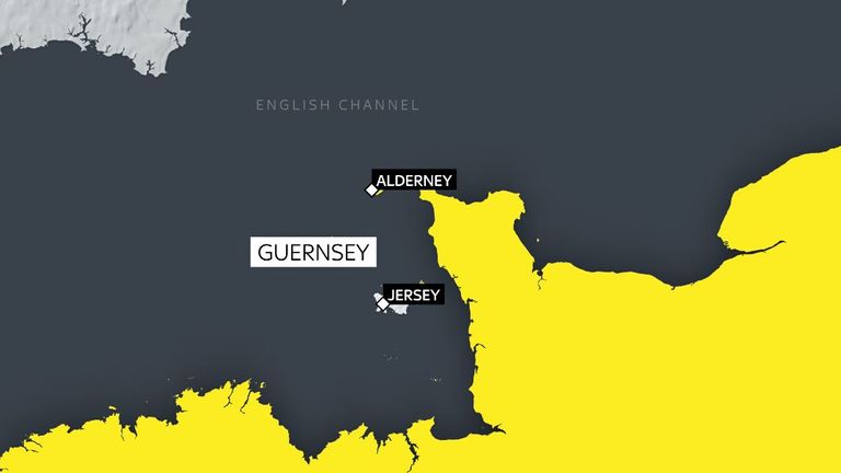The plane was north of Alderney when it disappeared