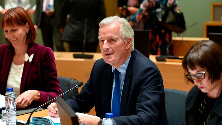 Sabine Weyand (r) is the EU's deputy chief Brexit negotiator